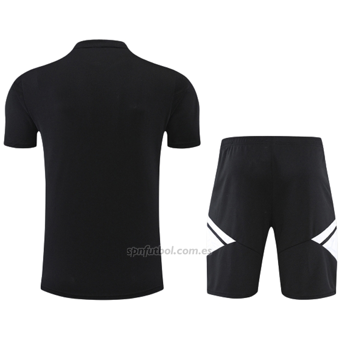 Chandal del Juventus Manga Corta 2022-2023 Negro - Pantalon Corto